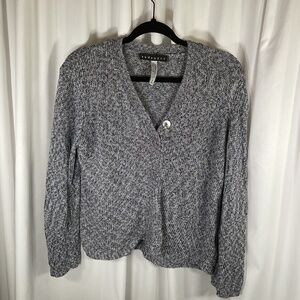 Prophecy V Neck Sweater Large Viscose Cotton Shimmer Quiet Cat Lady Cottagecore